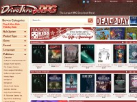 Desktop screenshot for drivethrurpg.com