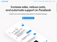 Desktop screenshot for chatfuel.com