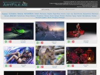 Desktop screenshot for artfile.me