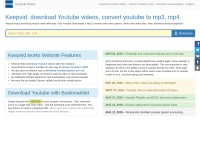 Desktop screenshot for keepvid.works