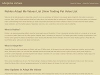 Desktop screenshot for adoptmevalue.us