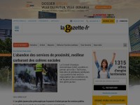 Desktop screenshot for lagazettedescommunes.com