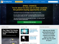 Desktop screenshot for fool.ca