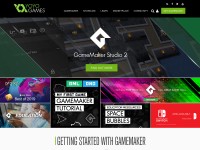Desktop screenshot for yoyogames.com