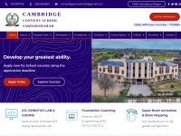 Desktop screenshot for cambridgeschoolsrdr.in