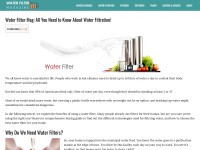 Desktop screenshot for waterfiltermag.com