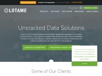 Desktop screenshot for lotame.com