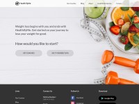 Desktop screenshot for healthifyme.com