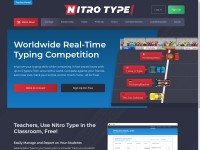 Desktop screenshot for nitrotype.com