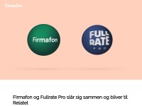 Desktop screenshot for firmafon.dk