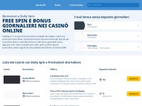 Desktop screenshot for dailyspin.it