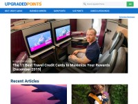 Desktop screenshot for upgradedpoints.com