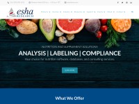 Desktop screenshot for esha.com