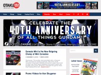 Desktop screenshot for otakuusamagazine.com