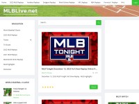Desktop screenshot for mlblive.net
