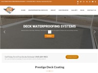 Desktop screenshot for prestigedecking.com