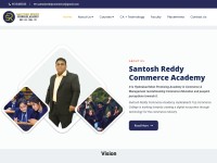 Desktop screenshot for santoshreddycommerce.com