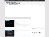 Desktop screenshot for therandomvibez.com