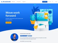 Desktop screenshot for atlassian.com