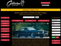 Desktop screenshot for gatewayclassiccars.com