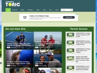 Desktop screenshot for tennistonic.com