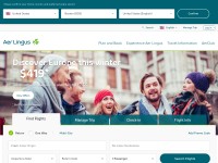 Desktop screenshot for aerlingus.com