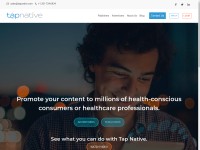 Desktop screenshot for tapnative.com