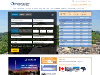 Desktop screenshot for flychina.com