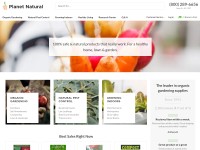 Desktop screenshot for planetnatural.com