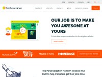 Desktop screenshot for freshrelevance.com