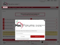 Desktop screenshot for mac-forums.com