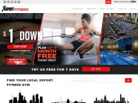 Desktop screenshot for xsportfitness.com