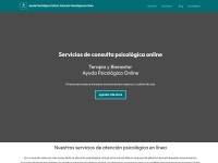 Desktop screenshot for ayudapsicologica.co