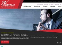 Desktop screenshot for nyphil.org