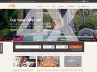 Desktop screenshot for ihg.com
