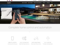 Desktop screenshot for zipato.com