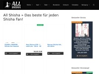 Desktop screenshot for all-shisha.de