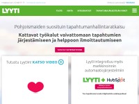 Desktop screenshot for lyyti.fi
