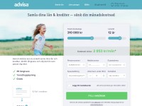 Desktop screenshot for advisa.se