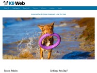 Desktop screenshot for k9web.com
