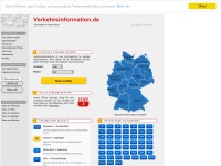 Desktop screenshot for verkehrsinformation.de