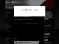 Desktop screenshot for ami-diabetic.com