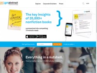 Desktop screenshot for getabstract.com