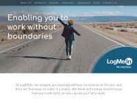 Desktop screenshot for logmeininc.com