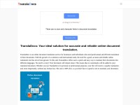 Desktop screenshot for transladocs.com