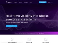 Desktop screenshot for influxdata.com