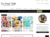 Desktop screenshot for evolvingtable.com