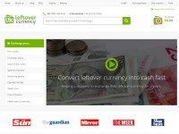Desktop screenshot for leftovercurrency.com