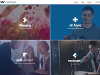 Desktop screenshot for wondershare.com