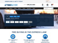 Desktop screenshot for tirebuyer.com